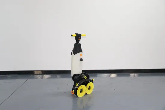 Walk Behind Cleaning Equipment Lithium Mini Clean Machine Small Compact Floor Scrubber